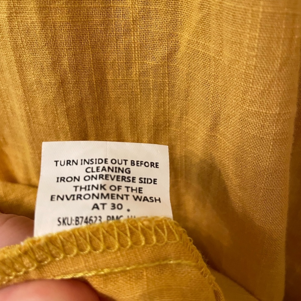 Zanzea Mustard Yellow Dress - Picture 8 of 9